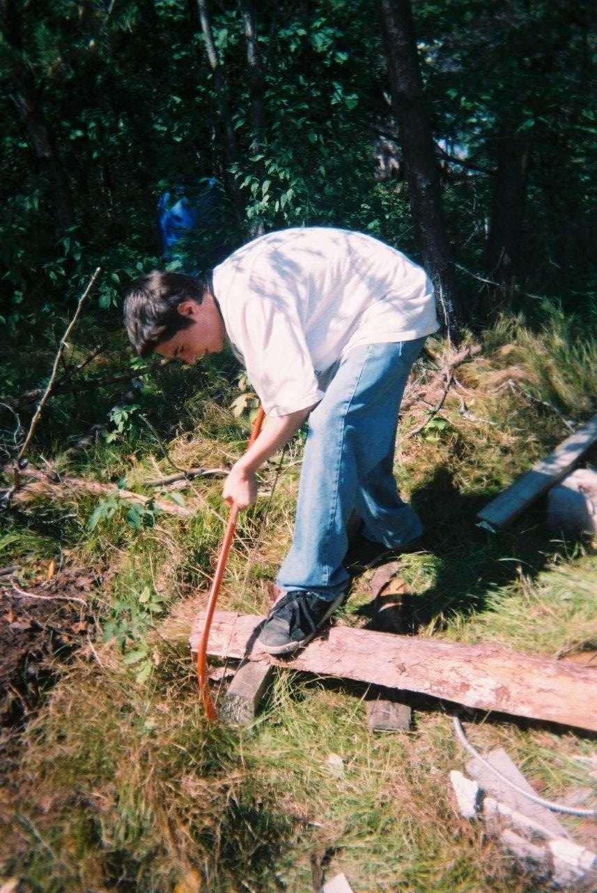 Justin Armstrong Sawing Wood 1