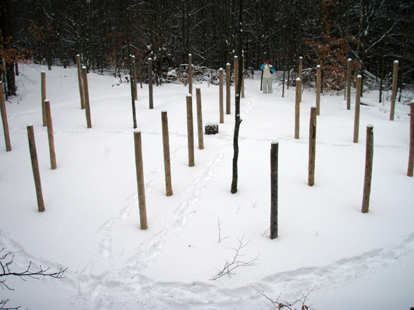 Forest Woodhenge - Groundhog Day 2