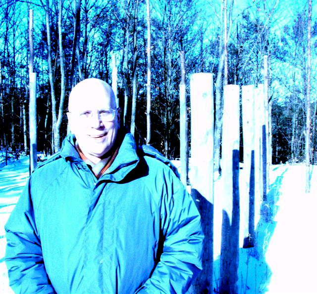 Forest Woodhenge: Winter Solstice: Robin
