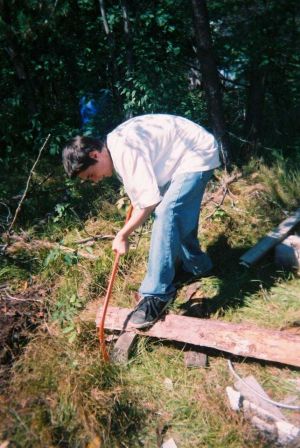 Justin Armstrong Sawing Wood 1