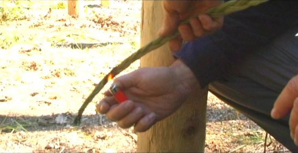 Woodhenge Ceremony - Burning Sweet Grass