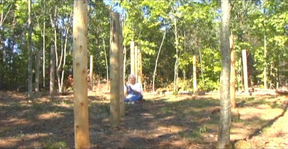 Woodhenge Ceremony - Robin Chanting the I Ching 7