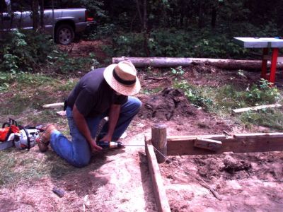 The Cabin - Foundation Work